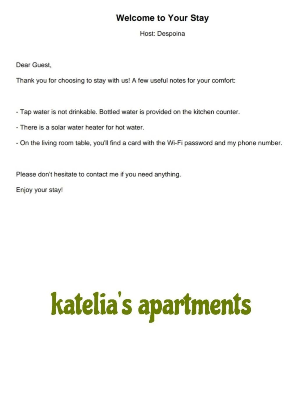 Katelia'S Apartments Almiropótamos Rum bild